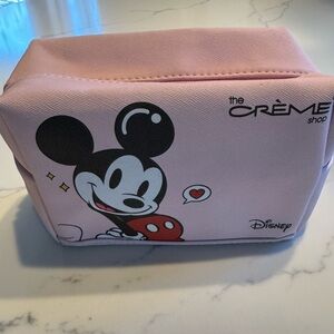 NWOT creme shop disney Minnie mouse cosmetic bag make up travel